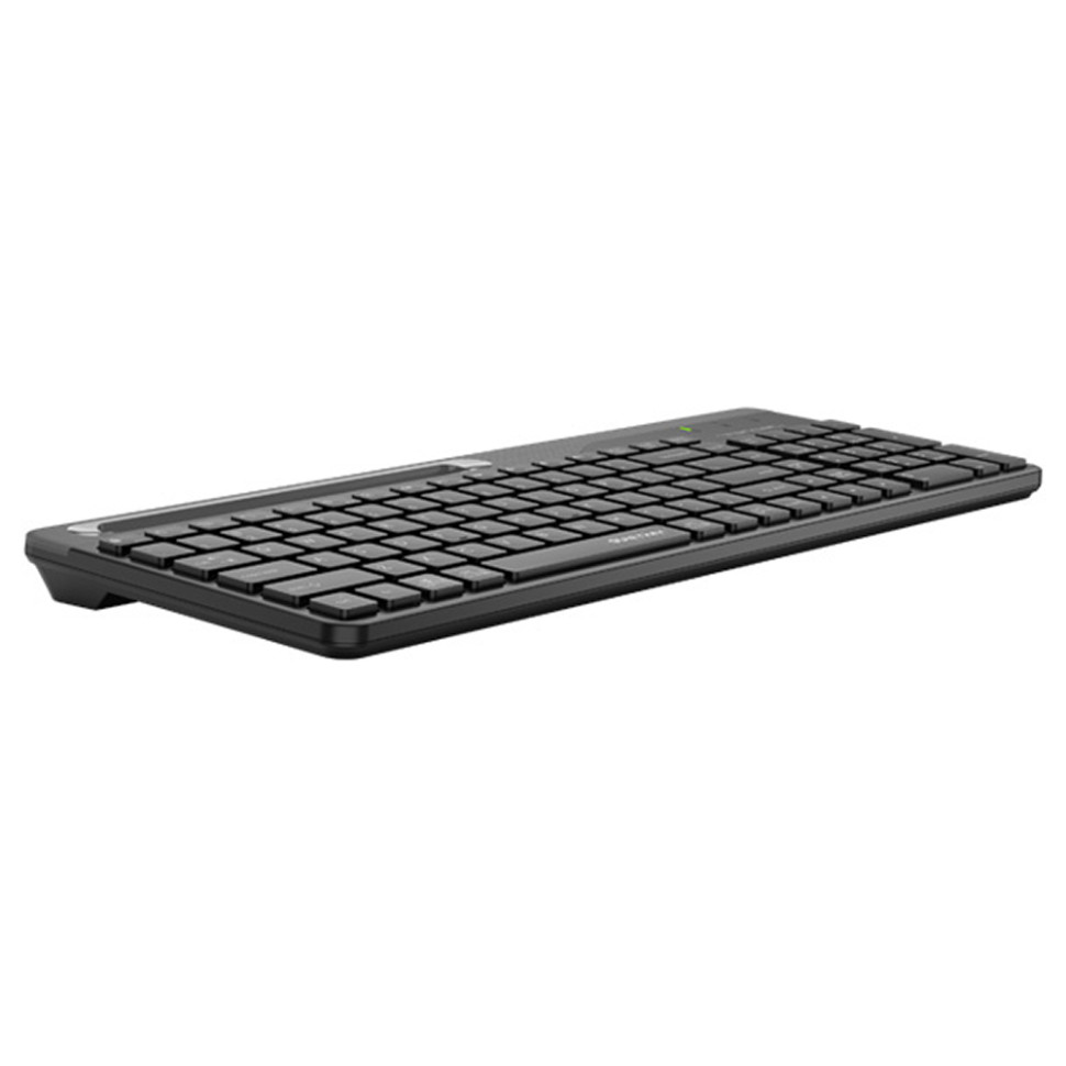 Клавиатура проводная A4Tech Fstyler FK25, 103кл, RU/EN, slim, USB, Черный/серый