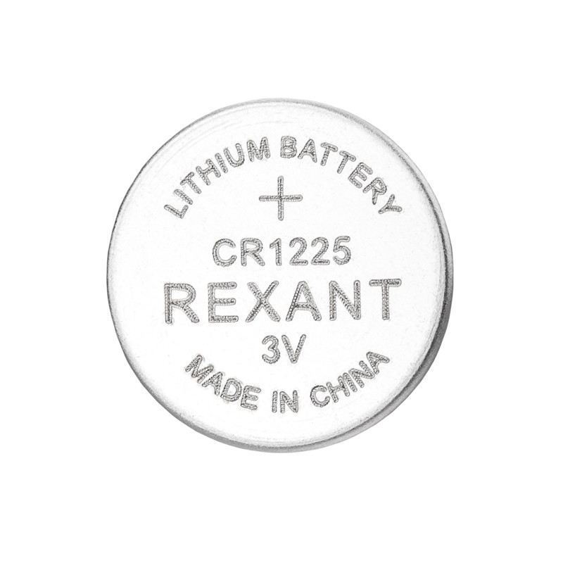 Элемент питания "Таблетка" REXANT 39-1103 литиевая CR1225 3В блистер 5 шт.