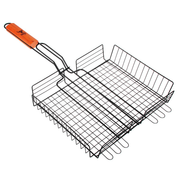 Решетка-гриль антипригарное покрытие GRILLBOOM, 24х30х6 см