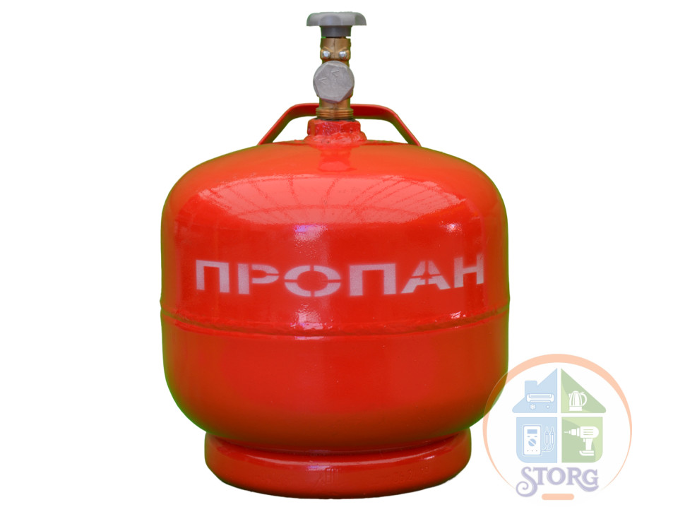 Баллон газовый 9.6 л вентиль для сжиженных углеводородных газов на давление до 1,6 МПА