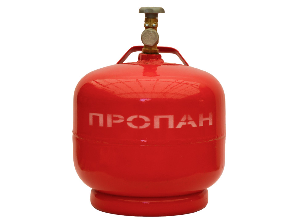 Баллон газовый 9.6 л вентиль для сжиженных углеводородных газов на давление до 1,6 МПА