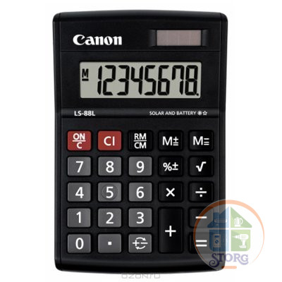 Калькулятор Canon LS-88L (90 х 139 x 28мм, сертификат,оригинал)