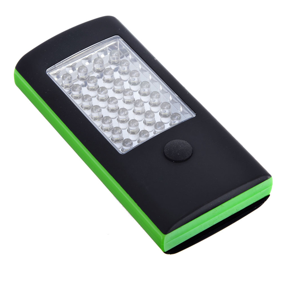 Фонарь подвесной ЧИНГИСХАН, 28+4 LED, 3хААА, пластик, 12х6х2см