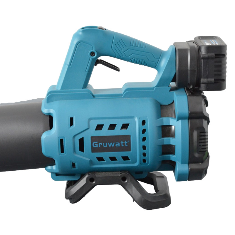 Бесщеточная аккумуляторная воздуходувка GRUWATT DBL22 2 аккум 21v 4 Ah