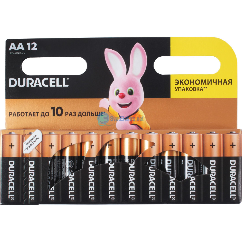 Элемент питания Duracell LR6/12BL MN1500