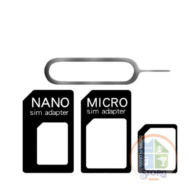 Набор переходников для SIM карт( Noosy) Black