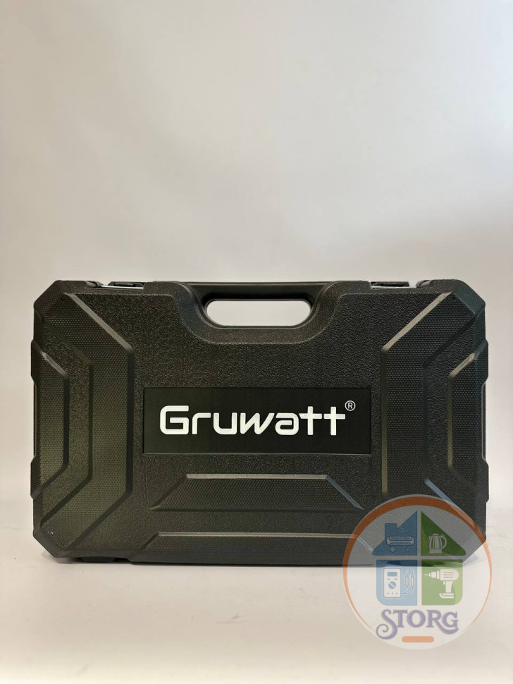 Перфоратор сетевой Gruwatt RH2601, 26 мм, 1100 Вт, ход 0-900 об/мин с набором