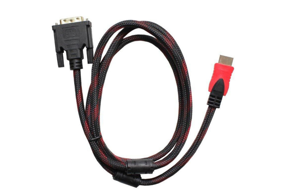 Кабель S-TORG HDMI-DVI M/M 1,5м (в оплетке)