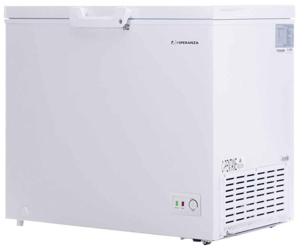 Морозильный ларь Esperanza Elite CFH280 FLW 280л/251,  ШхГхВ, мм955х615х850