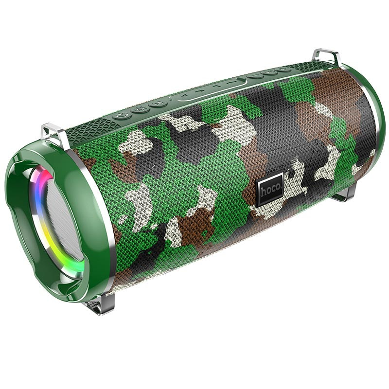 Портативная колонка Hoco HC12 Sports, camouflage green ( BT, TF card, USB, AUX, FM)