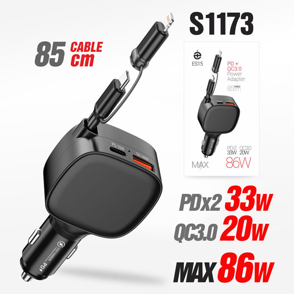 АЗУ Deespi ES15 рулетка 86W