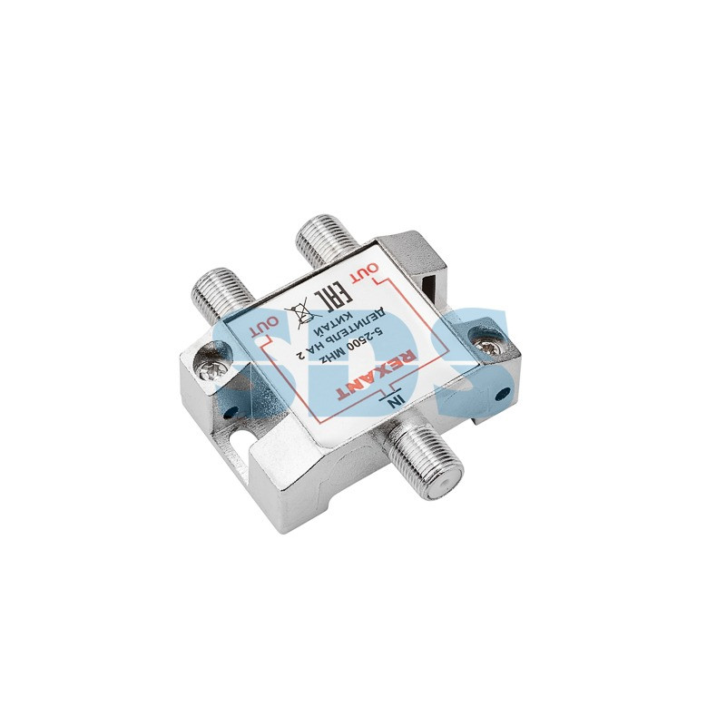 Делитель REXANT (FD-2513) ТВ  х 2 под F разъём 2500 СПУТНИК