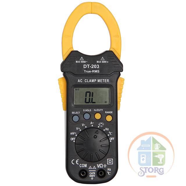 Мультиметр - токовые клещи DIGITAL DT-203T