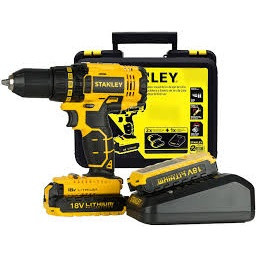 Шуруповерт аккумуляторный STАNLEY SCD20S2K-RU, 18В Li-Ion 2 бат кейс 1,5А/ч