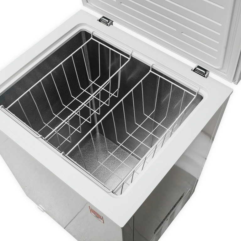 Морозильный ларь Kraft BD(W)-152QX, Белый, 155л, замороз.8 кг/сутки, 2корз,242 кВт·ч/год, 85х63,2х55