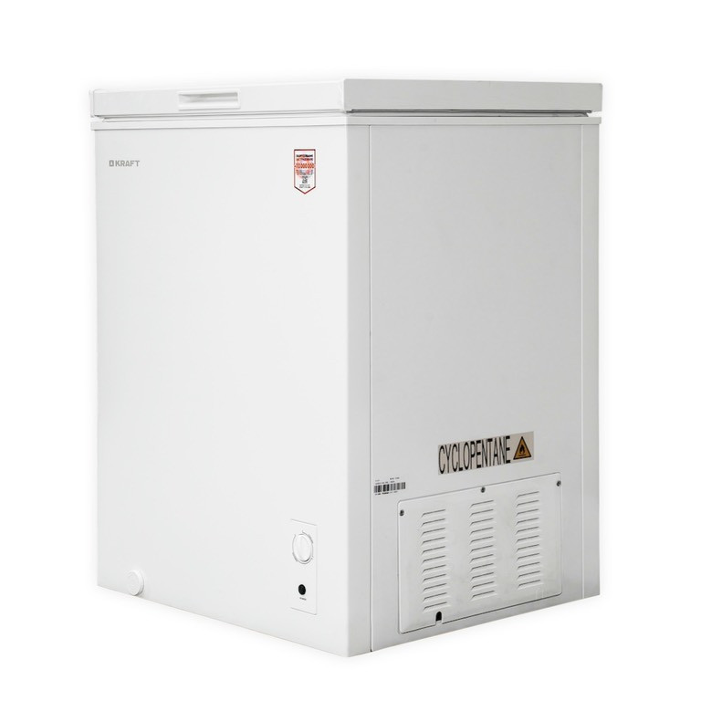 Морозильный ларь Kraft BD(W)-152QX, Белый, 155л, замороз.8 кг/сутки, 2корз,242 кВт·ч/год, 85х63,2х55