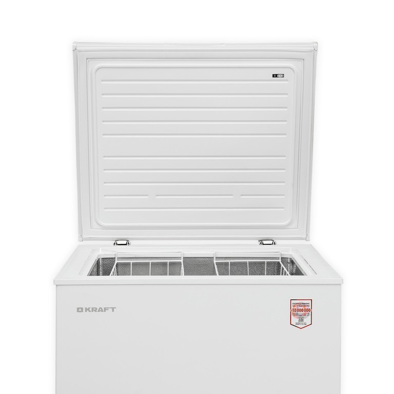 Морозильный ларь Kraft BD(W)-152QX, Белый, 155л, замороз.8 кг/сутки, 2корз,242 кВт·ч/год, 85х63,2х55