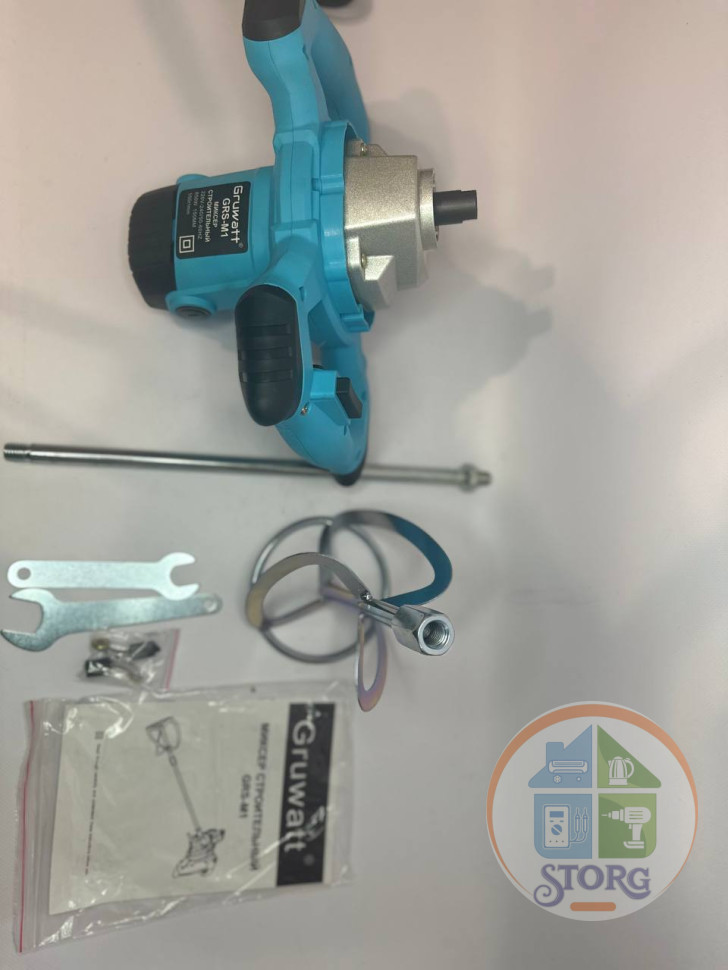 Миксер электрический Gruwatt GRS-M1, 850 Вт, 150 мм
