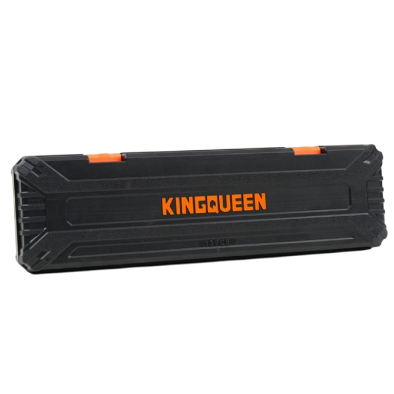 Набор удлиненных ударных головок KINGQUEEN WIB-206, 13 пред, 10-32 мм, 1/2 DR
