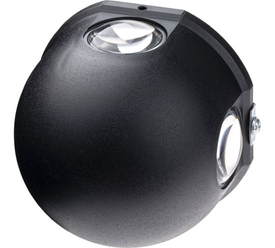 Светильник садово-парковый накладной Duwi NUOVO LED 3000К 103x103x77, 4Вт, IP54, черный, 4 луча