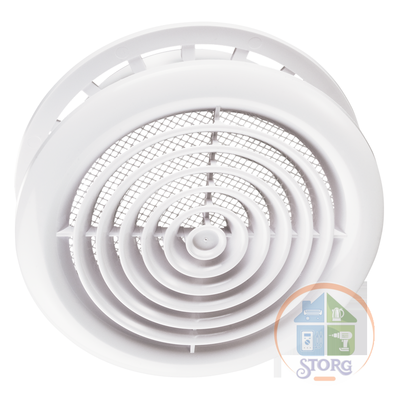 АКЦИЯ! Решетка Vents МВ 125 ПФс (АBS)