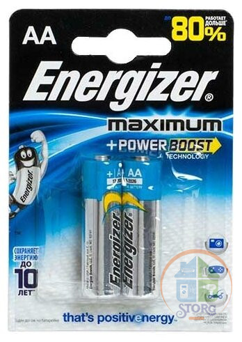 Элемент питания Energizer Maximum+Power Boost LR6 BL4 (96)