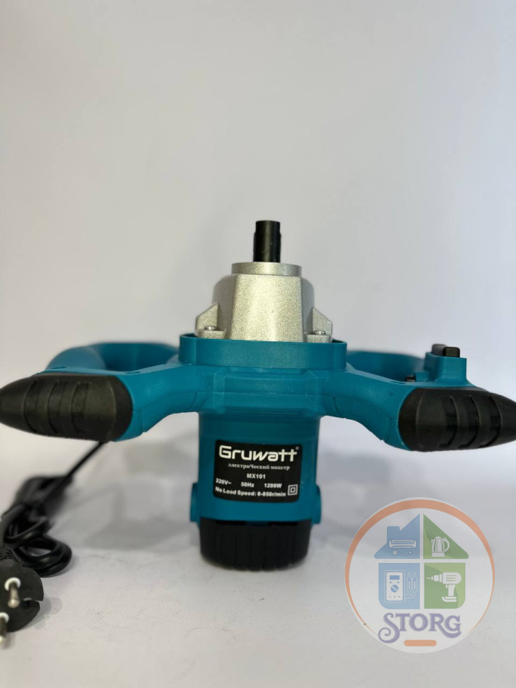 Миксер электрический Gruwatt MX101, 220-240В, 1200 Вт, 850 об/мин, 6 скоростей