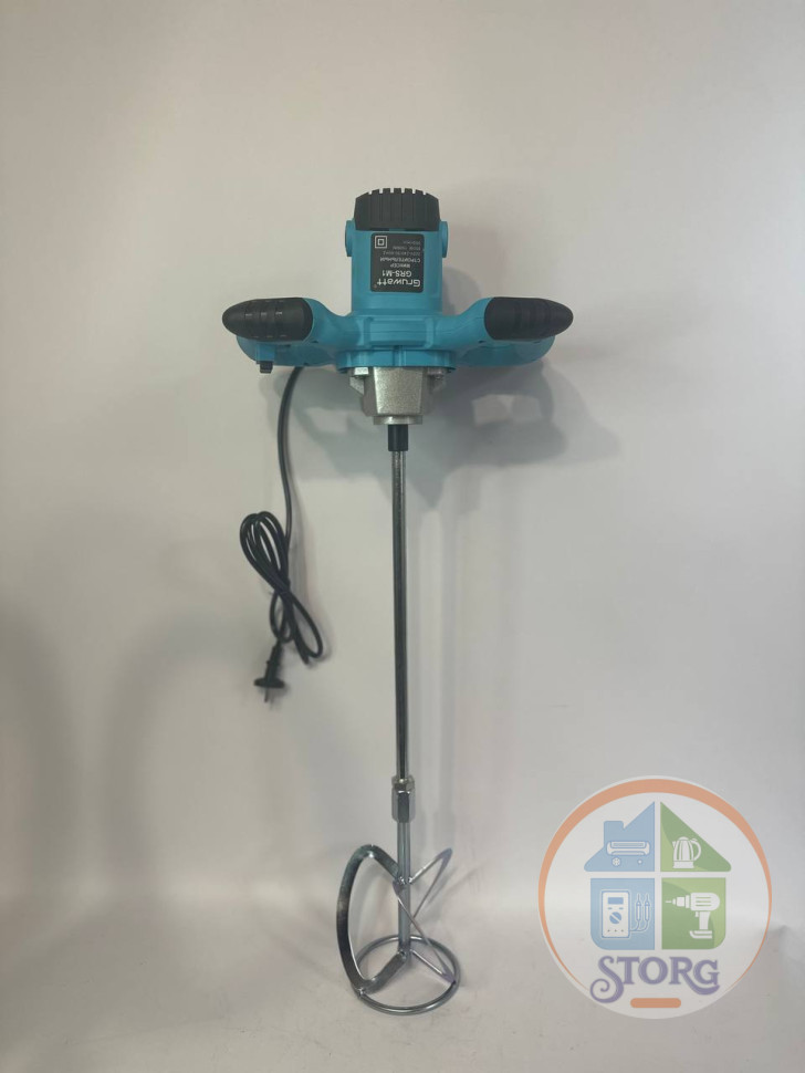 Миксер электрический Gruwatt MX101, 220-240В, 1200 Вт, 850 об/мин, 6 скоростей