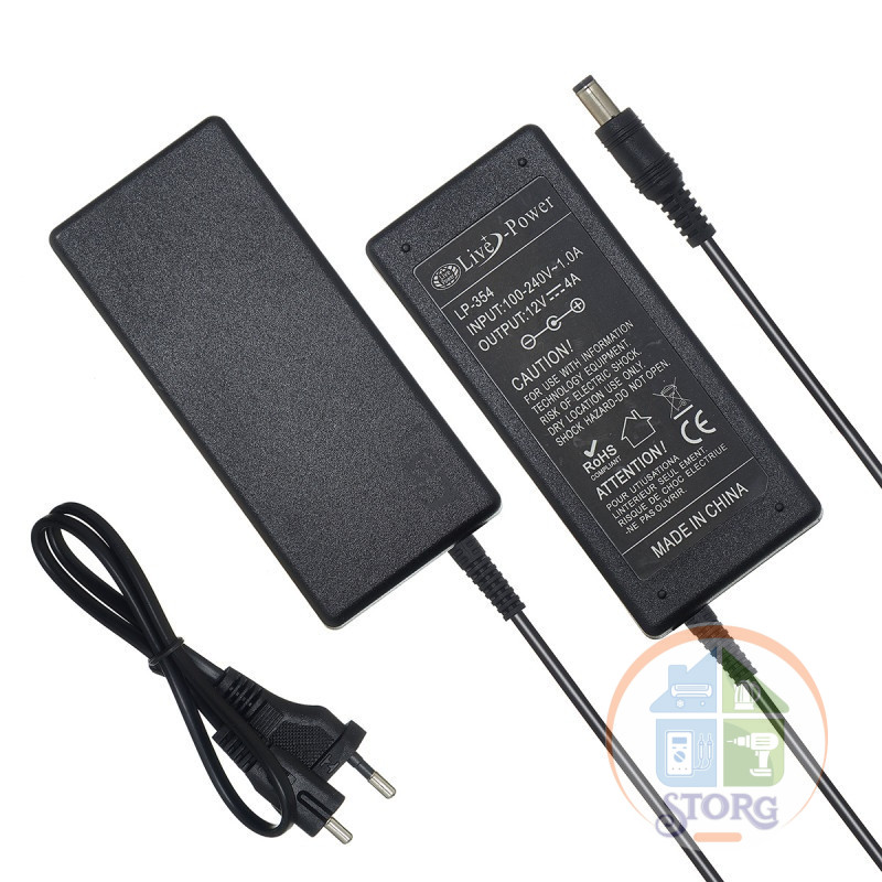 Блок питания Live-Power 12V LP354 12V/4A=3,3A (5,5*2,5)