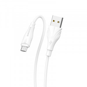 Кабель USB BOROFONE BX18 Optimal  Micro 2000mm (white)