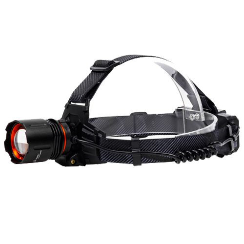 Фонарь налобный Лазерный диод 25w ИСКРА IR-8079, 1 Режим свечения, 2 Аккумулятора