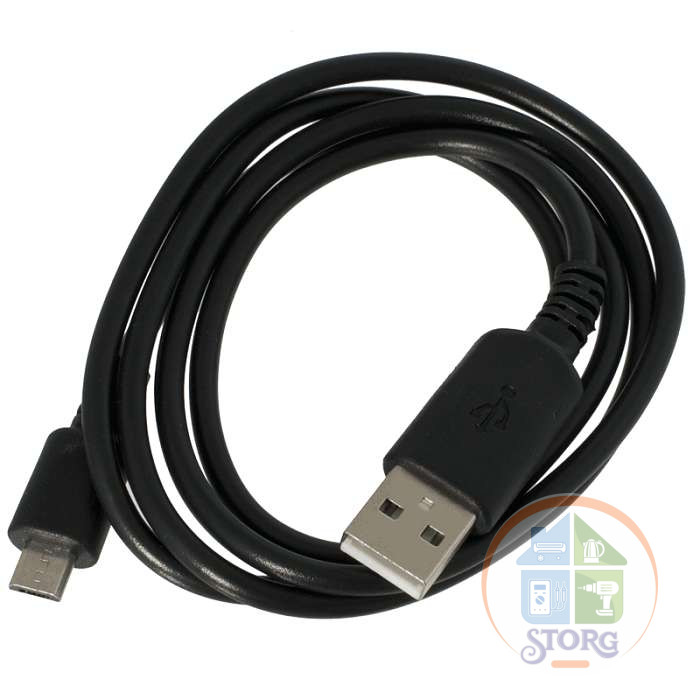 Кабель USB S-TORG Micro 1м обыч.штекер (черный) 100% Качество