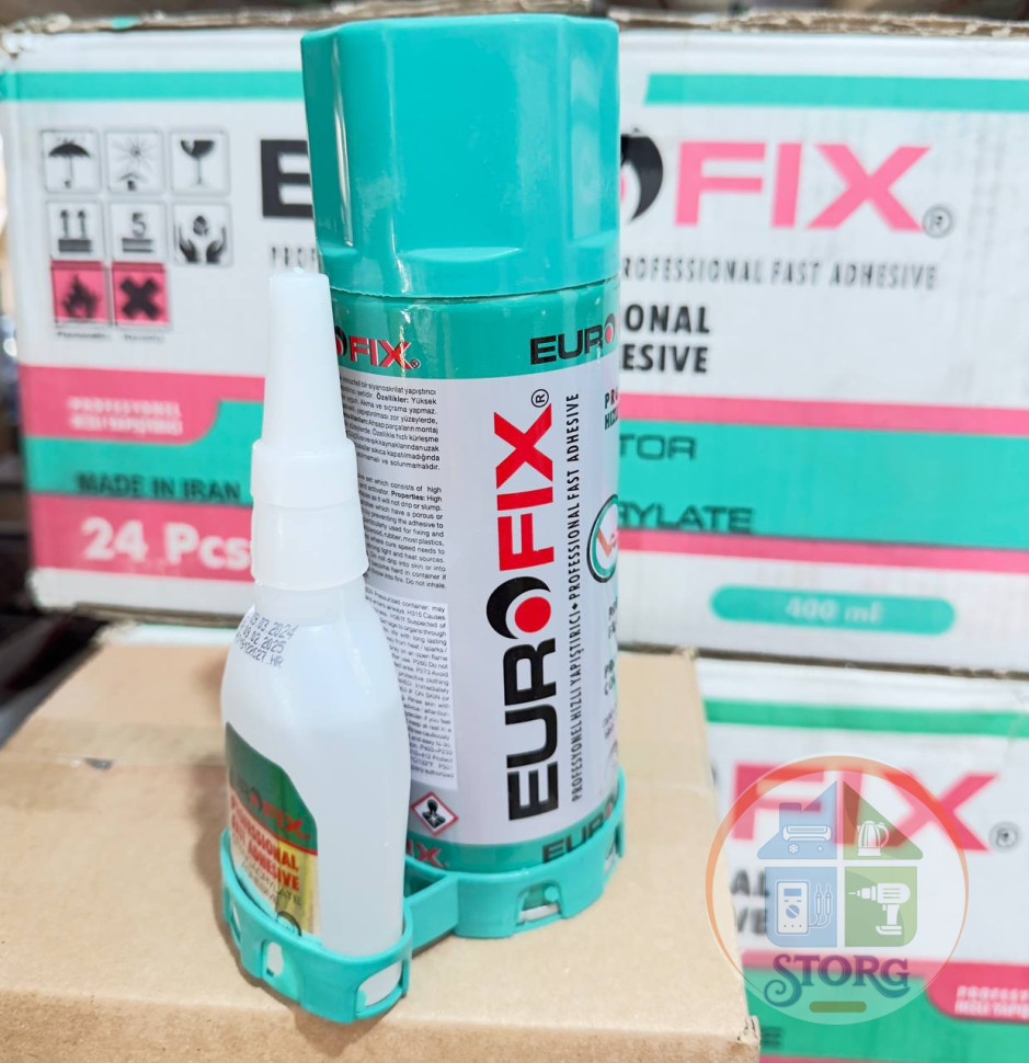 АКЦИЯ !!! Клей двухкомпонентный EUROFIX 100мл ( Akfix 705 ) срок годн.до конца 2024, но клеит супер