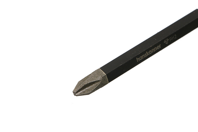 Битва HANSKONNER HKPH2-75-2; Diamond; PH2x75мм; Сталь S2; (2шт)
