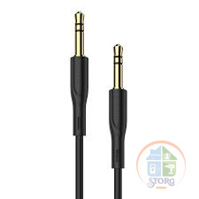 Кабель AUX Borofone BL1 Audiolink  cable (black)