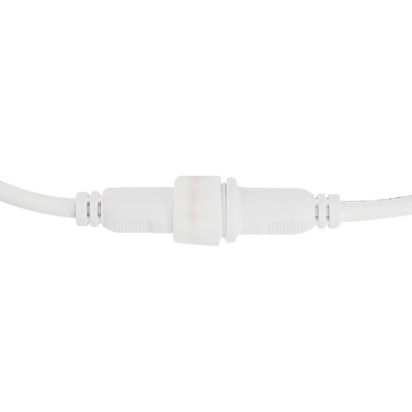 Соединительный кабель REXANT (2pin) герметичный (IP67) 2х1,0мм²  белый
