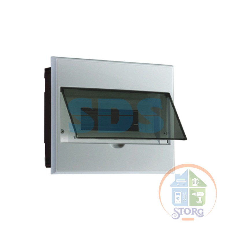 Бокс пластиковый KRANZ ЩРВ-П-12 IP41 белый встраиваемый 300х240х100 мм