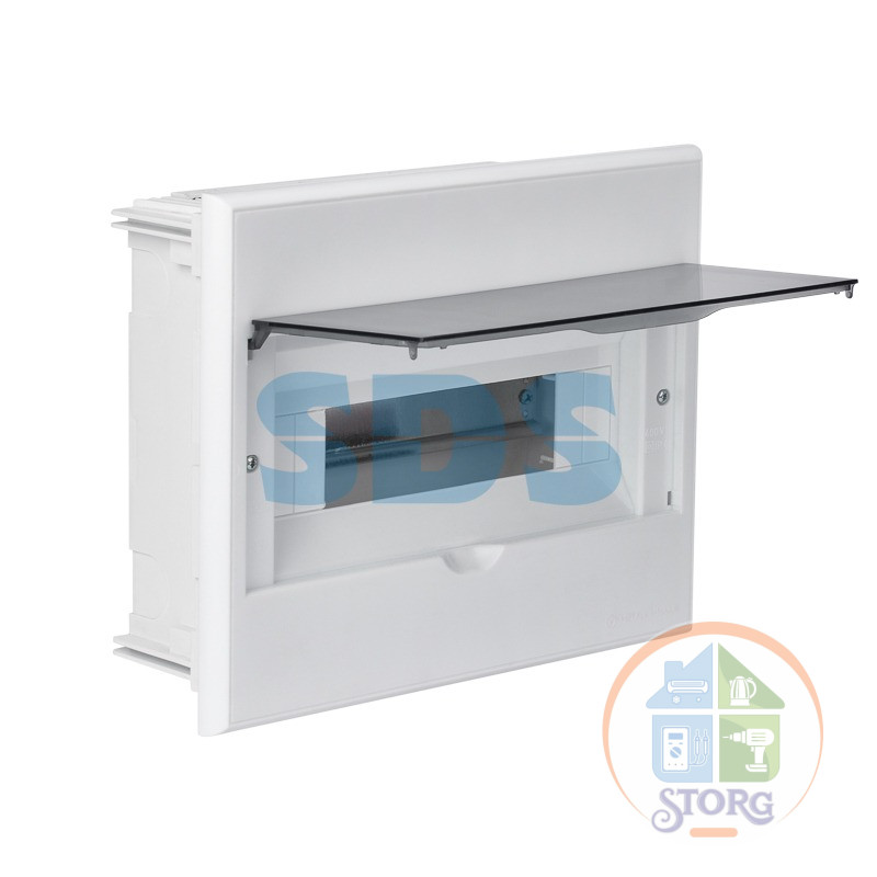 Бокс пластиковый KRANZ ЩРВ-П-12 IP41 белый встраиваемый 300х240х100 мм