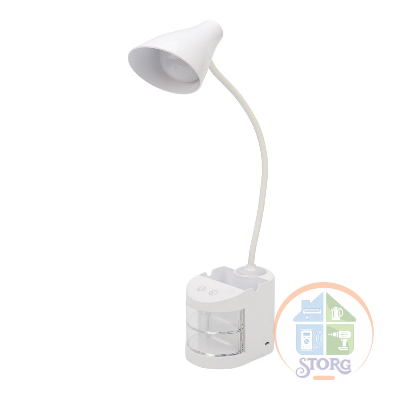 Светильник настольный REXANT Click Shift с ночником, на основании, LED, 6 Вт, 4000 К, диммируемый 3 ступени, заряжаемый (автономный режим 3 часа)