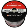 Кабель акустический 2х0.35кв.мм 100м на бобине(красно-черный) APC-012