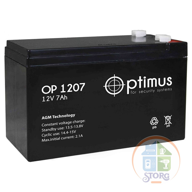 Аккумулятор OPTIMUS OP 12-7 12v 7A