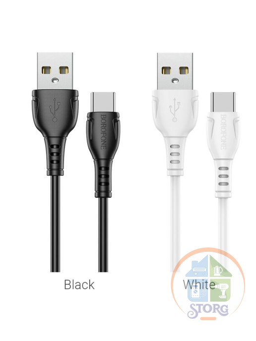 USB кабель Borofone BX51  Triumph charging data cable for Type-C ( white )
