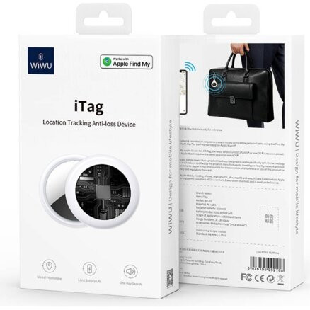 GPS-трекер беспроводной локатор WiWU WT01 iTag Location Tracking Anti-loss Device, ( GPS-