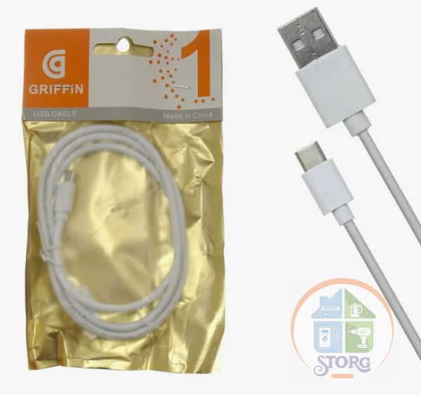 Кабель USB Griffin в Пакетике Micro 1m White