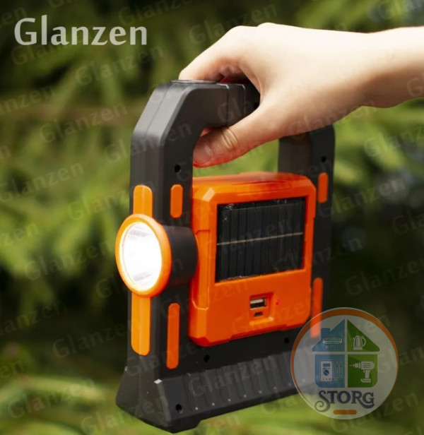 Светодиодный кемпинговый аккумуляторный USB фонарь GLANZEN CFL-0600-T18-1