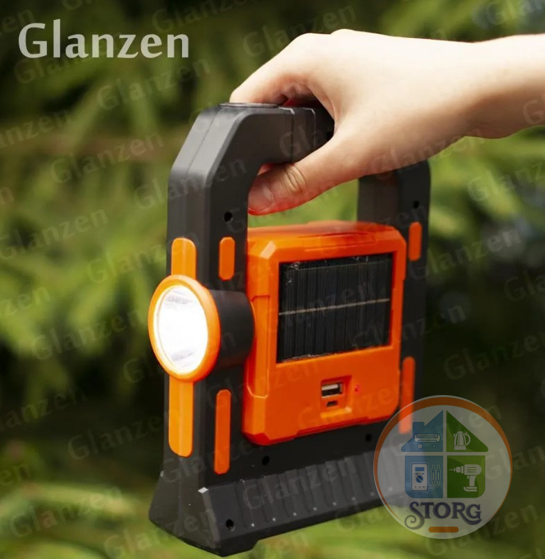 Светодиодный кемпинговый аккумуляторный USB фонарь GLANZEN CFL-0600-T18-1