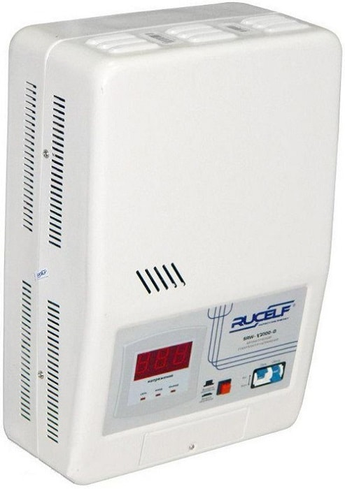 Стабилизатор напряжения релейный RUCELF SRW-12000-D (12000ВА, 140-260В, 12 мес гарантия)