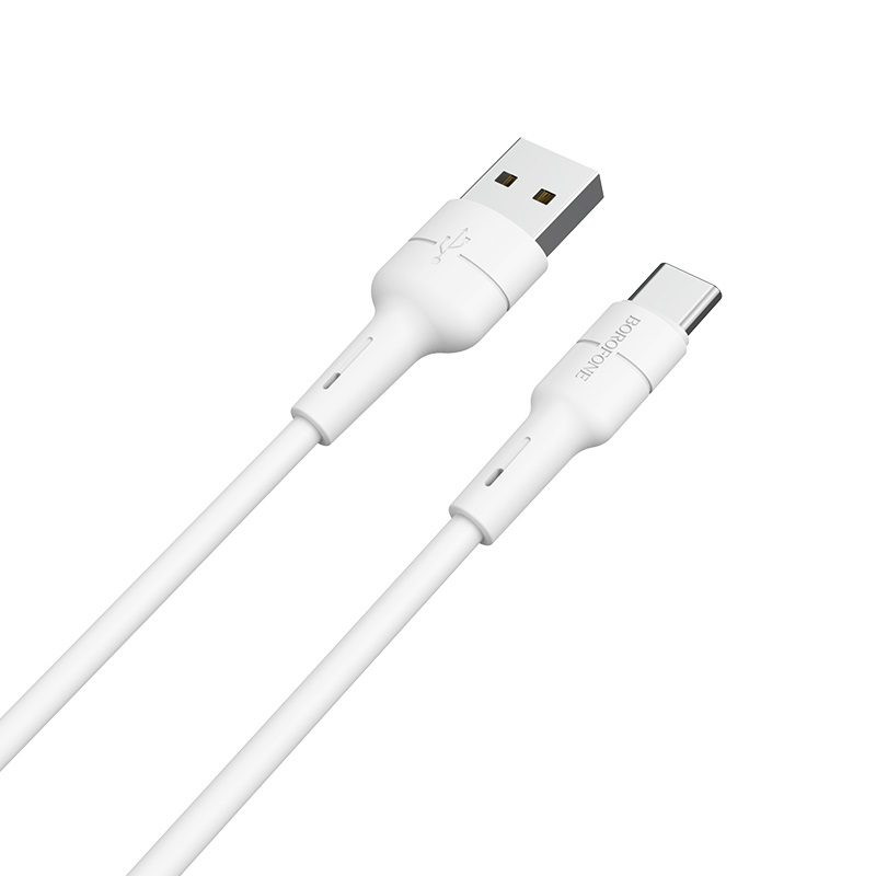 Кабель USB Borofone BX30 Silicone  Type-C 1000mm (white)