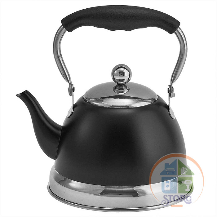 Чайник с ФИЛЬТРОМ из нерж.стали 1л ALPENKOK AK-543,индукционное капс.дно(12)