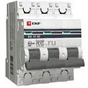 Выключатель автоматический 3п D 63А ВА 47-63 4.5kA PROxima EKF mcb4763-3-63D-pro